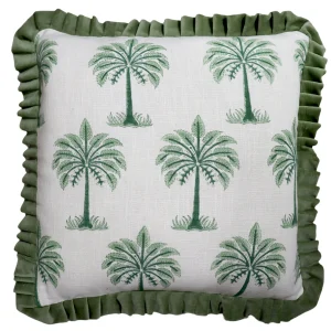 Kussen Palm met roezels