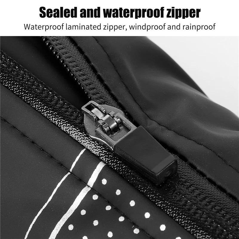 Fietsschoenovertrek Zwart - Reflecterend & Winddicht & Waterdicht - Ideaal voor Fietsers - Afbeelding 3