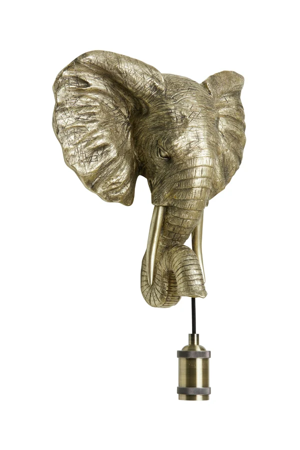 Light & Living Wandlamp Elephant 35x36cm - Afbeelding 3