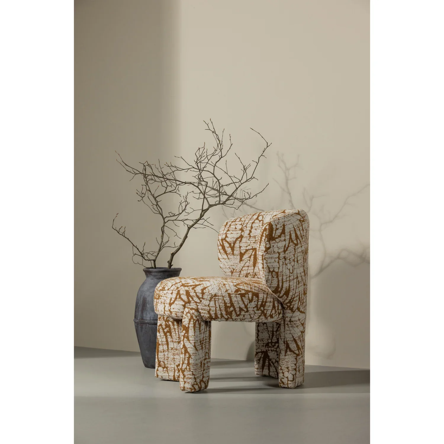 Fauteuil Upke Geweven stof, kleur Naturel/Bruin pre order - Afbeelding 3