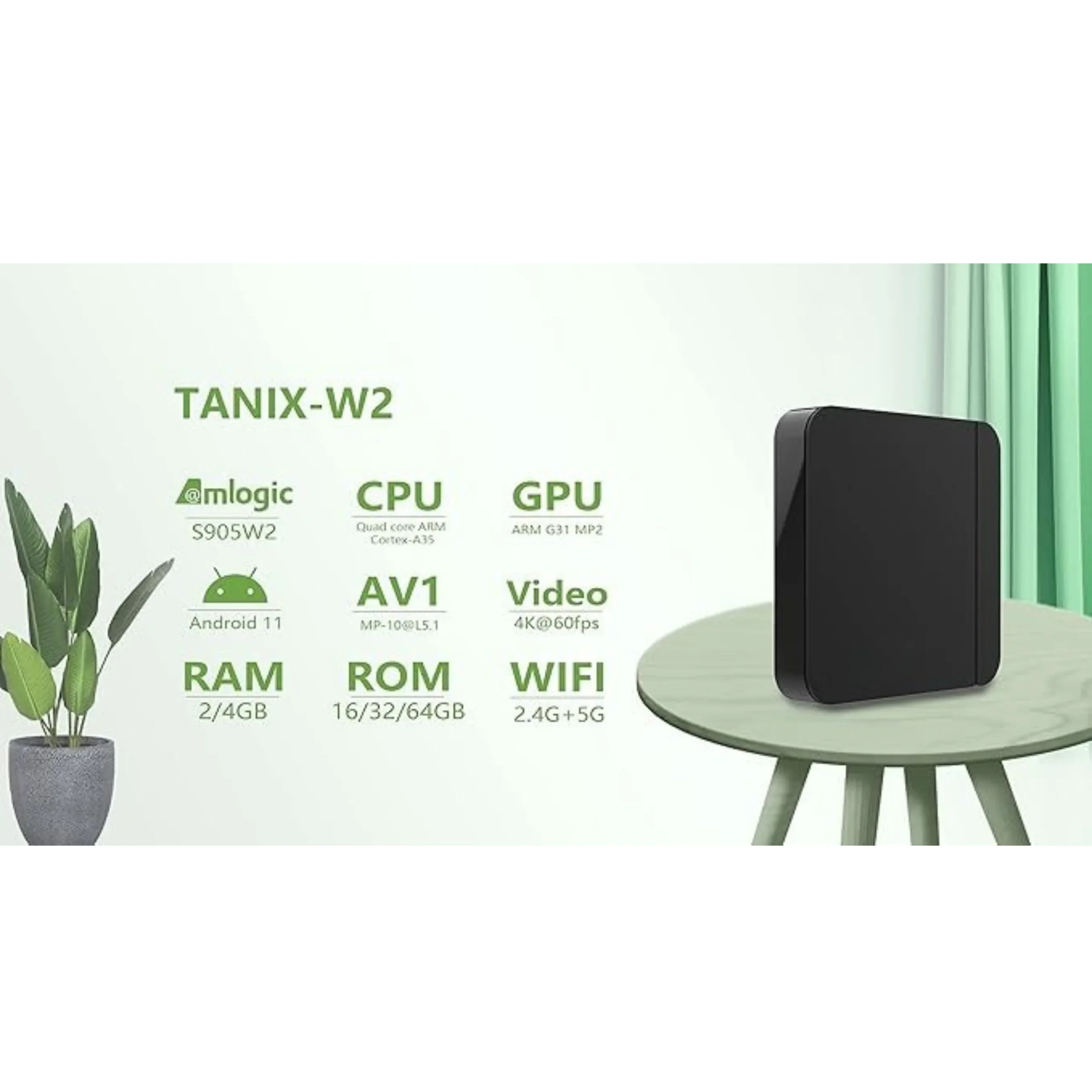 Smart TV Stream Box - Android - 4K - HDMI en USB - Afbeelding 5