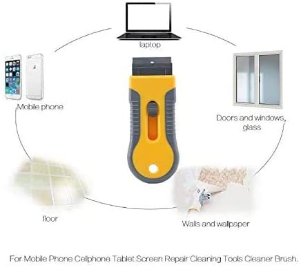 Schraper met 15 stuks Koolstofstaal - Glas Lijm Verwijderen - - Afbeelding 6
