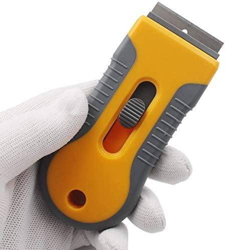 Schraper met 15 stuks Koolstofstaal - Glas Lijm Verwijderen - - Afbeelding 3