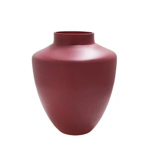 Tugela Mawe vaas – Glazen vaas in paarsrode tint Ø24,5–28 cm