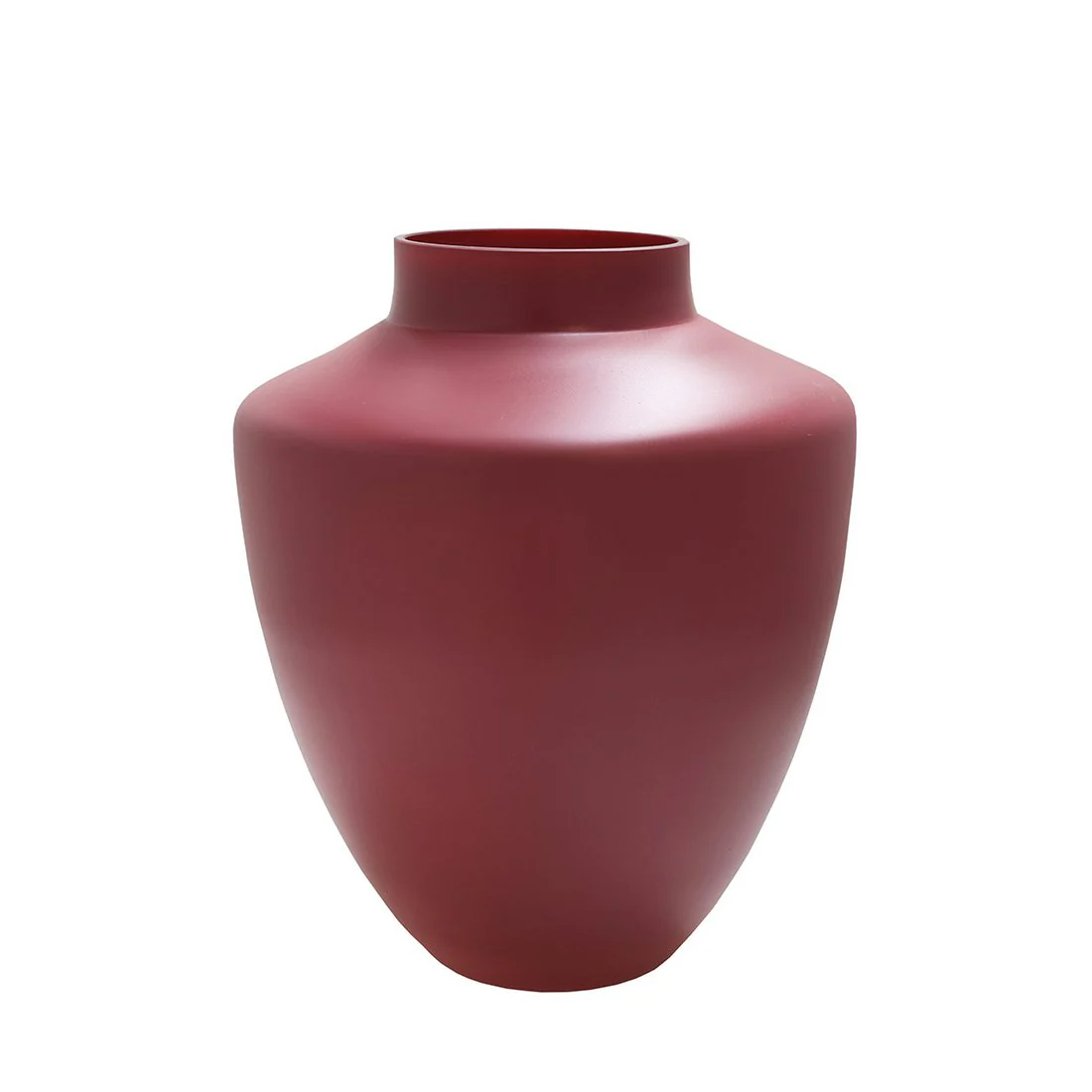 Tugela Mawe vaas – Glazen vaas in paarsrode tint Ø24,5–28 cm - Afbeelding 2