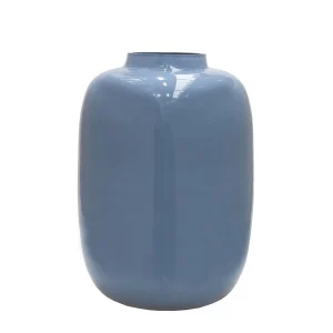 Artic vaas blauwgrijs – Mondgeblazen glazen design Ø21/25 cm