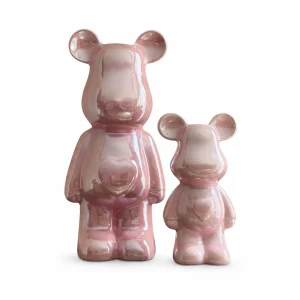 Roze Beer Beeld – Parelmoer Hart