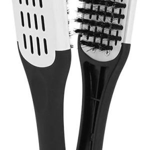 Dubbele Borstel voor Perfect Gestyled Haar - Antitstatisch en Pluisvrij
