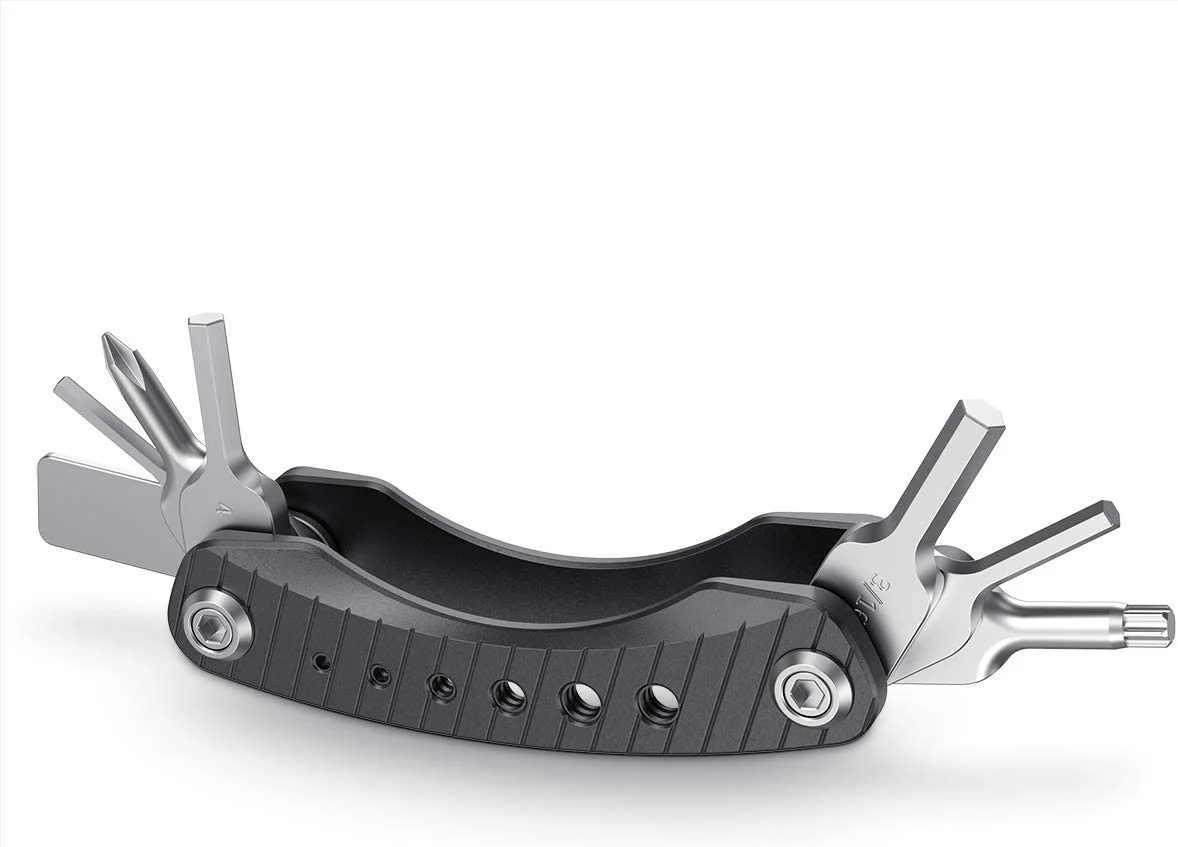 inklapbare gereedschapsset, schroevendraaierset met functionele sleutels - AAK2363