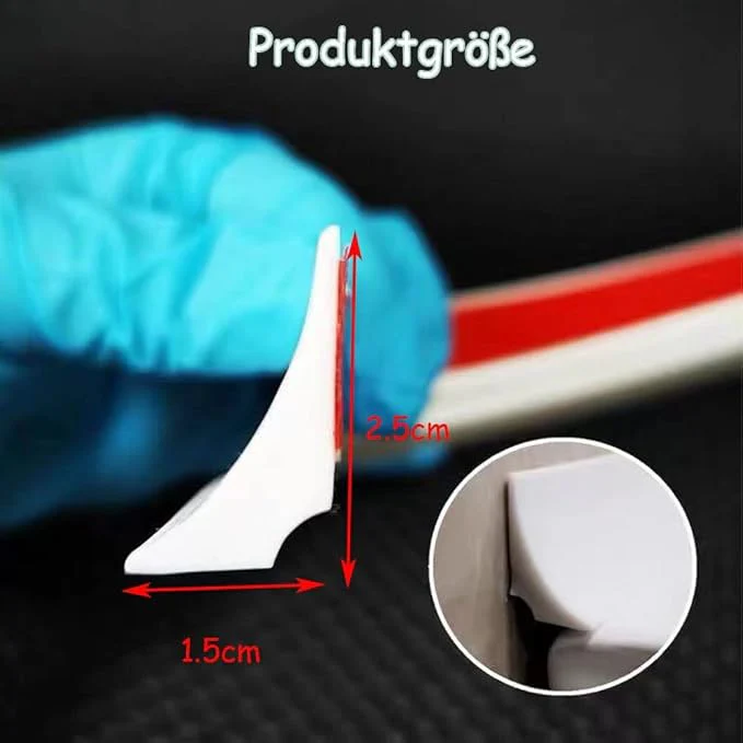 Zelfklevende Siliconen Waterstopper – Spatbeschermingsstrip voor Douche en Keuken - Afbeelding 4