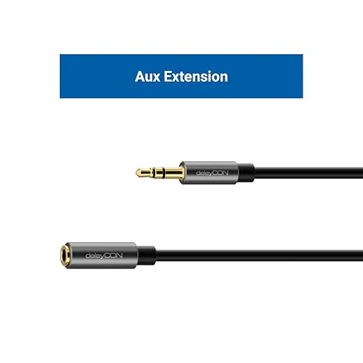 AUX Verlengkabel 1M – 3,5mm Jack – Flexibel & Helder Geluid - Afbeelding 5