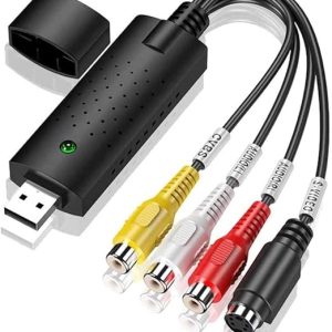 Audio Video Grabber USB 2.0 – Digitaliseer VHS & Hi8 - Geschikt voor Windows