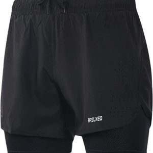 ARSUXEO Active Training hardloopshort voor heren 2 in 1 B179 - maat S