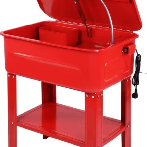 Timbertech Onderdelenreiniger – 80L – 26W Pomp – Flexibele Slang en Opbergruimte