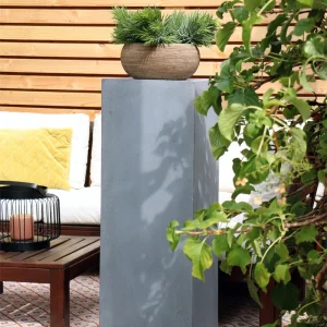 Bloempot / Pilaar South Carolina grey