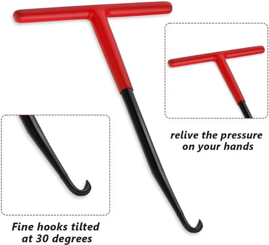 T-Handle Veerhaakje voor Verwijderen Veren - Trampolines – Motoren en meer. - Afbeelding 5