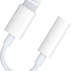 Lightning naar 3.5mm AUX Adapter – Geschikt voor iPhone en iPad – Audio Verloopstukje