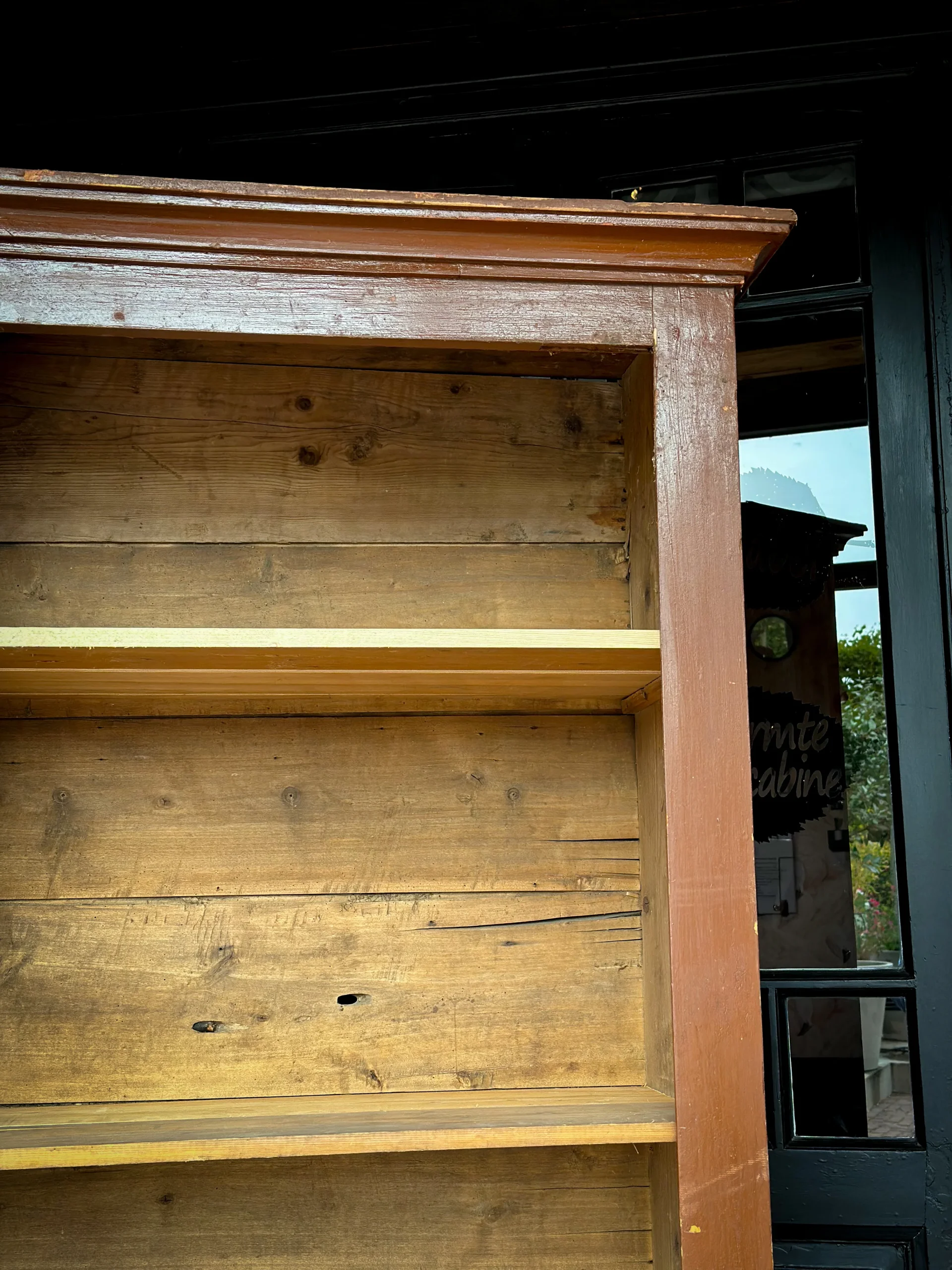 Oude vintage vakkenkast - Afbeelding 4