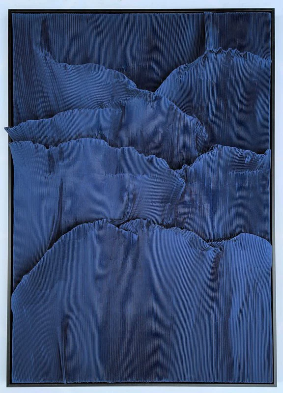 3D wandlijst kobal blauw - Afbeelding 2