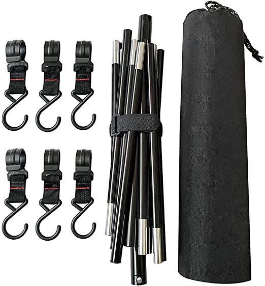 Multifunctionele Camping Rek - Duurzaam & Compact - Verstelbaar- Ideaal voor Buiten - Afbeelding 4