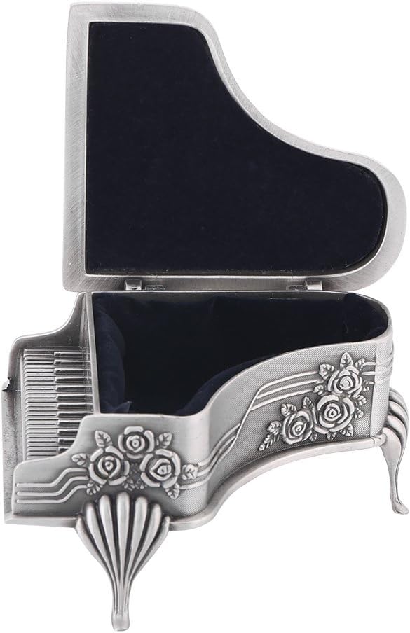 Pianovormige Antieke Sieradendoos - Bewaar Je Schatten met Stijl - Afbeelding 9