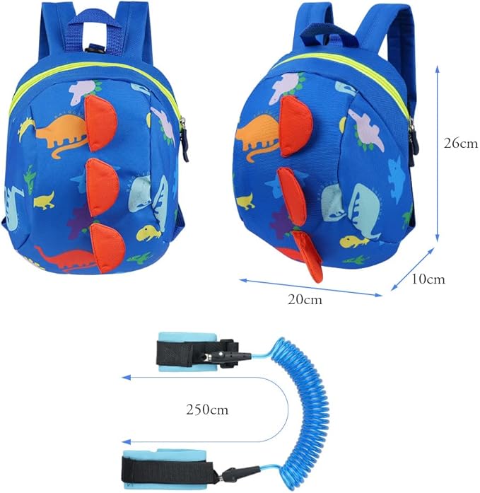 Kinder Dino Set - Tas En Bescherm Set - Veilig op Avontuur - Afbeelding 4