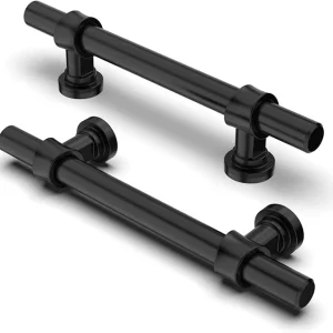 Set van 10 Kastgrepen – Mat Zwart – 96mm Boorgatafstand