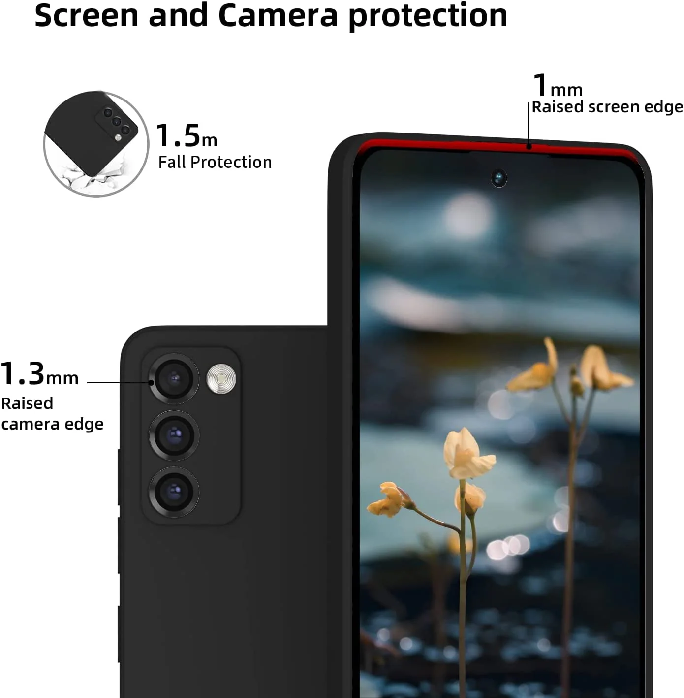 Telefoonhoesje geschikt voor Samsung Galaxy S20 FE - Mat Zwart - Afbeelding 6