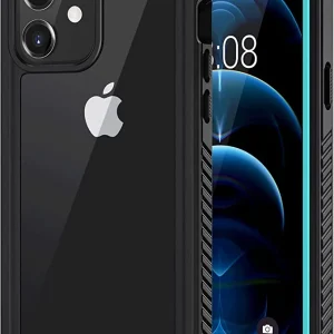 iPhone 12 Telefoonhoes - Waterdicht - IP68 – Schokbestendig - Met Schermbeschermer