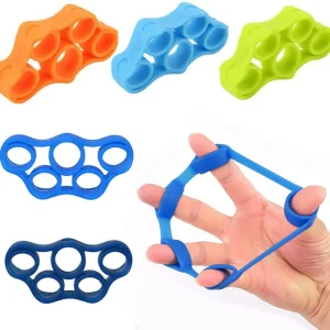 Siliconen Vingertrainers - Set van 5 met Diverse Weerstandsniveaus