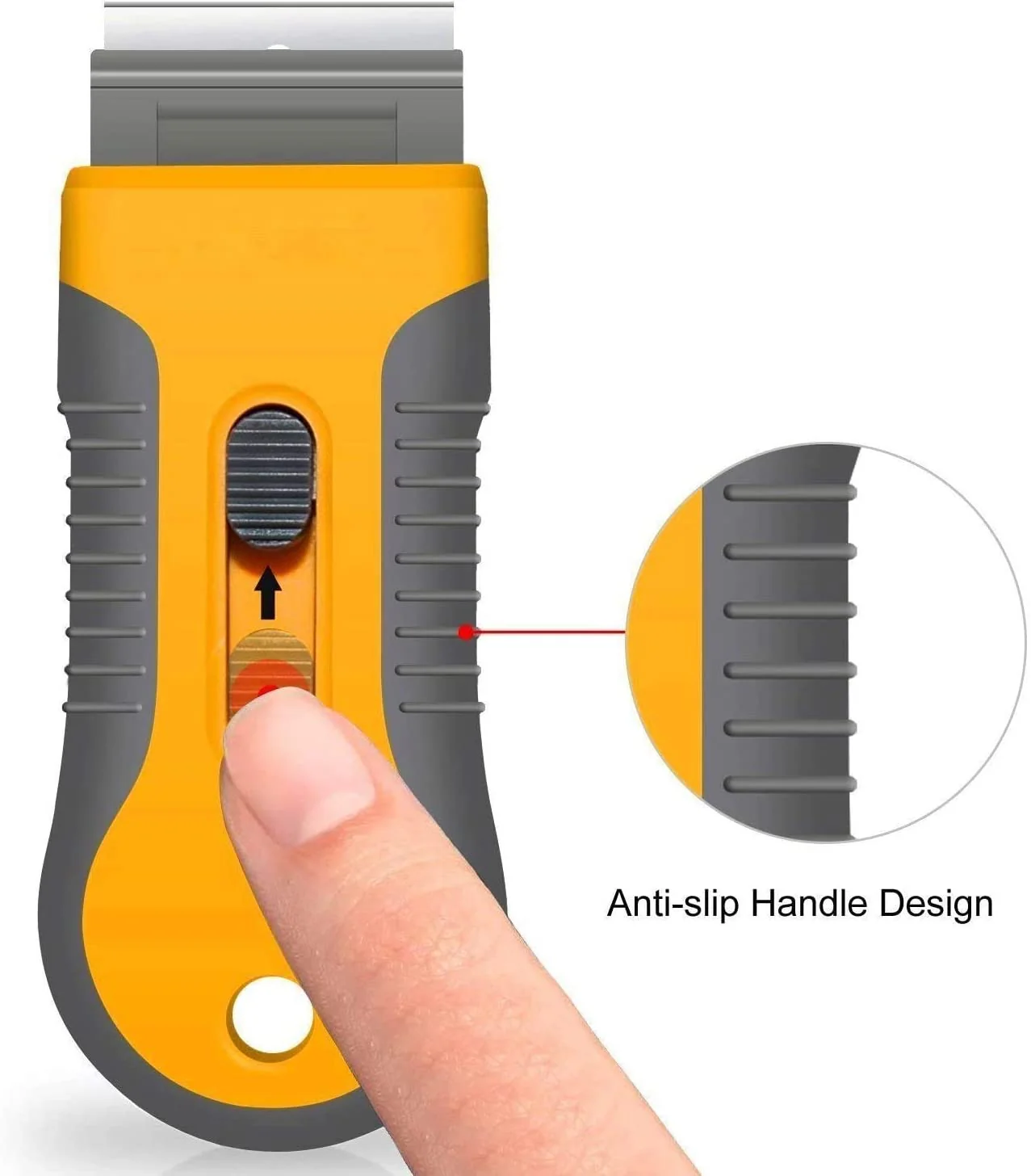 Schraper met 15 stuks Koolstofstaal - Glas Lijm Verwijderen - - Afbeelding 8