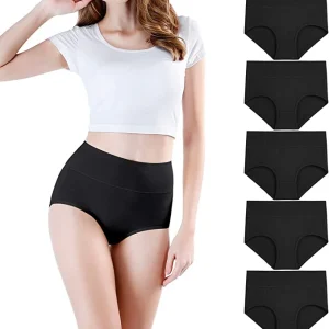 Hooggetailleerde Dames Slips - XXL - Set van 5