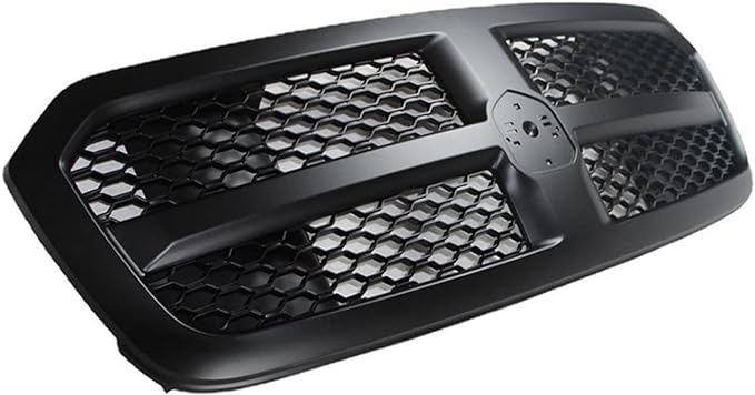 Grill Geschikt voor Dodge RAM 1500 2014-2017 - Glanzend Zwart, ABS - Afbeelding 4