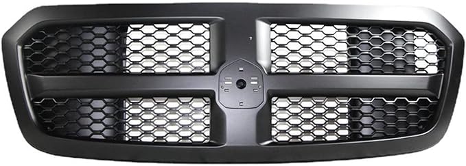 Grill Geschikt voor Dodge RAM 1500 2014-2017 - Glanzend Zwart, ABS - Afbeelding 3
