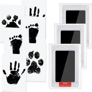 Baby Hand- en Voetafdruk Set – 3 stuks - Inktloze Print Kit