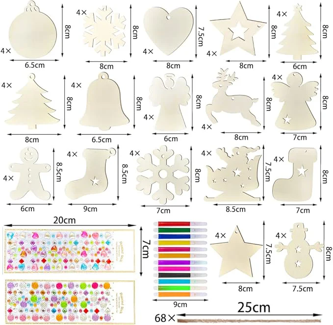 Kerstdecoratie Set - DIY - Compleet met Ornamenten - Magisch en Leuk - Afbeelding 3