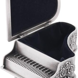 Pianovormige Antieke Sieradendoos - Bewaar Je Schatten met Stijl