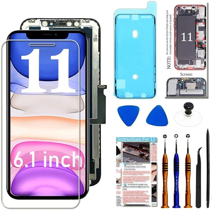 iPhone 11 LCD Scherm 6.1 inch met Touch en Reparatieset - Afbeelding 2