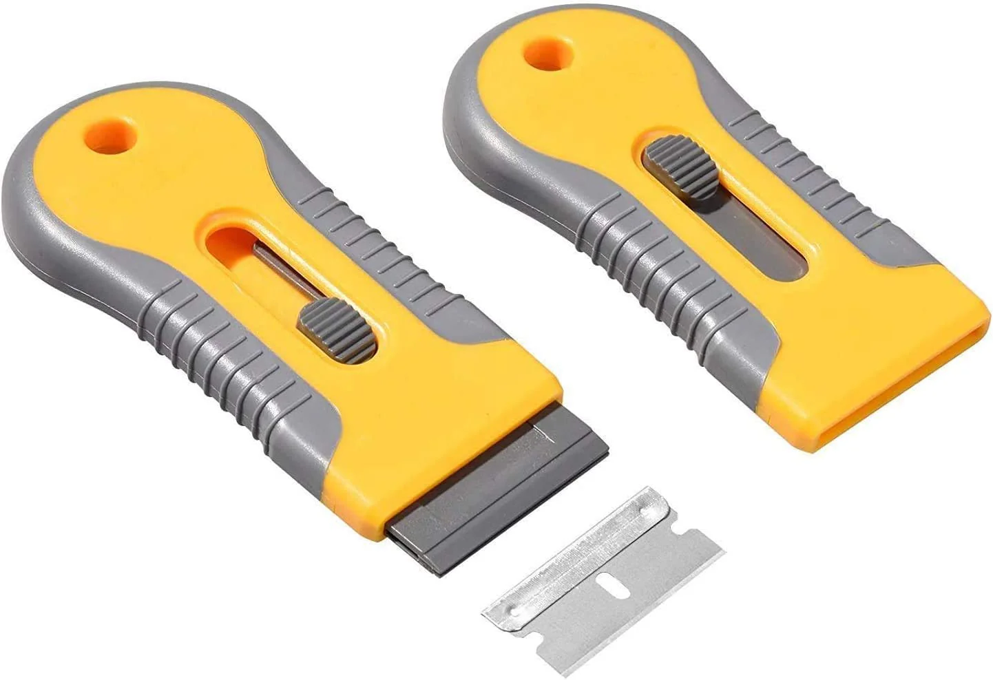 Schraper met 15 stuks Koolstofstaal - Glas Lijm Verwijderen - - Afbeelding 4