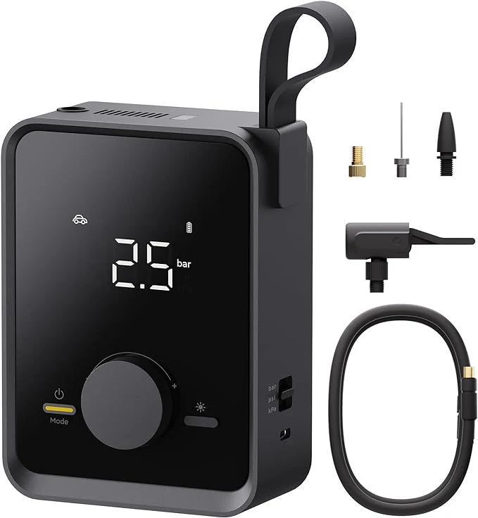 Draadloze Banden Lucht Compressor voor Auto, Motor, Fiets en Meer - 120 PSI Digitale Meter - Afbeelding 2