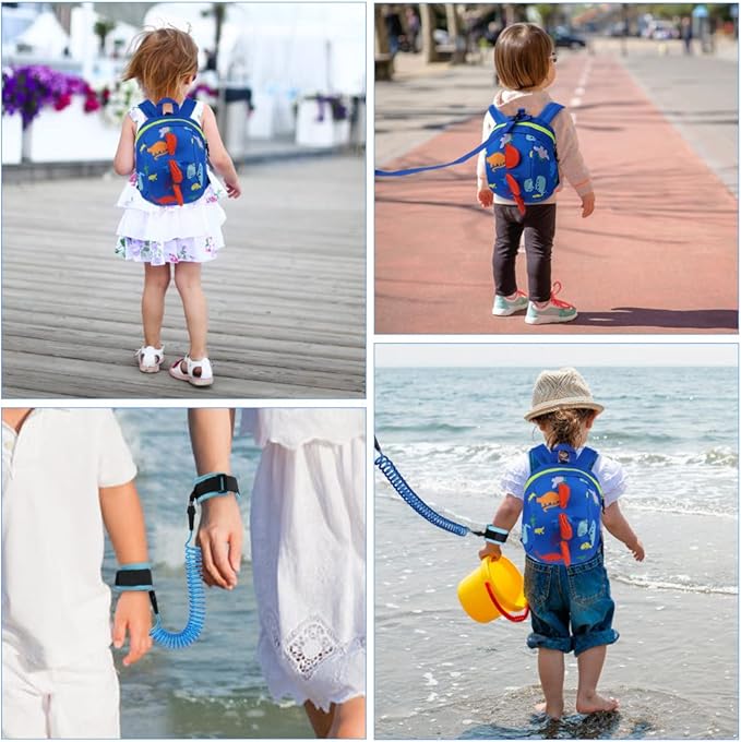 Kinder Dino Set - Tas En Bescherm Set - Veilig op Avontuur - Afbeelding 7