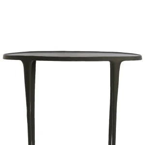 Light & Living Sidetable Arica Zwart 110cm