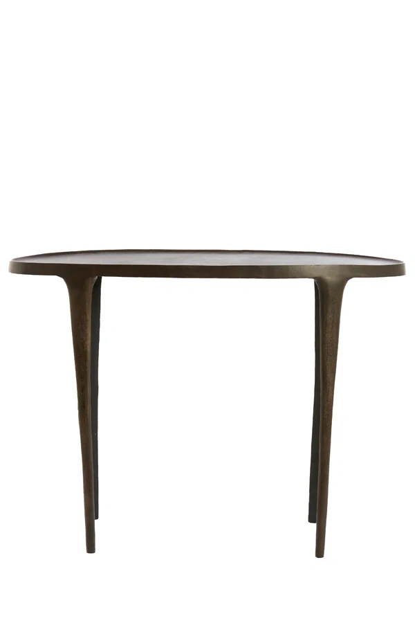 Light & Living Sidetable Arica Donkerbruin 110cm - Afbeelding 2