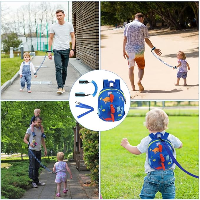 Kinder Dino Set - Tas En Bescherm Set - Veilig op Avontuur - Afbeelding 8