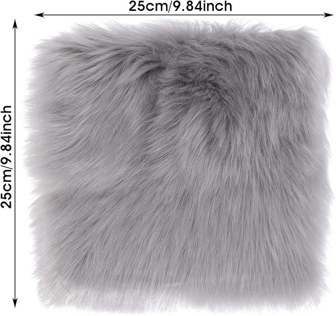 Tapijt Mini – 25 CM - Zacht en Luxe Accent voor je Huis - Grijs - Afbeelding 4