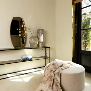 Linde Beige Faux Fur Plaid In Giftbox 150 X 200