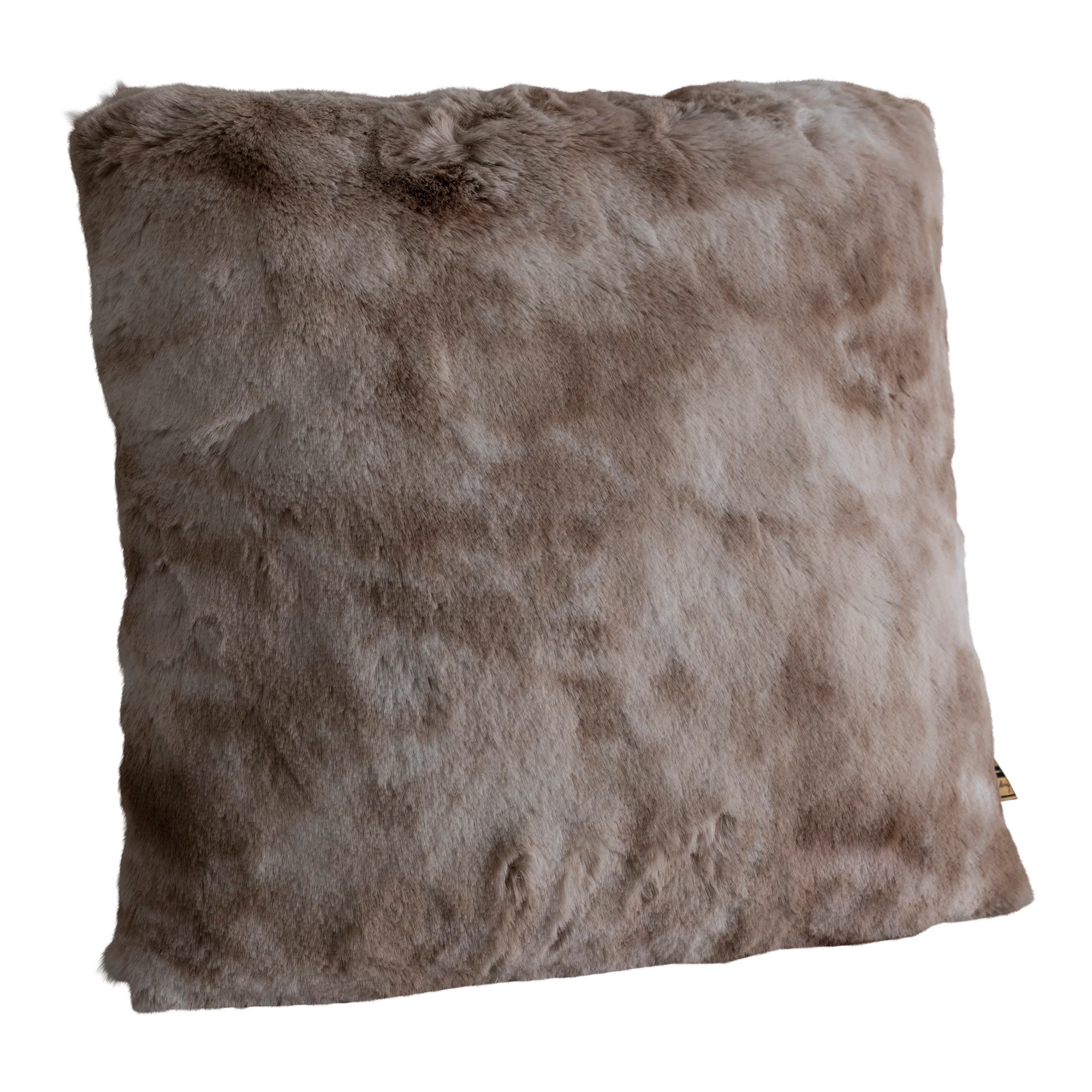 Linde Beige Faux Fur Cushion Square S - Afbeelding 4