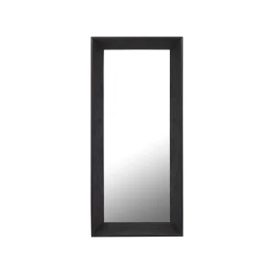 Chevar Black Oak Wood Mirror Rectangle S 70x130x160cm PTMD