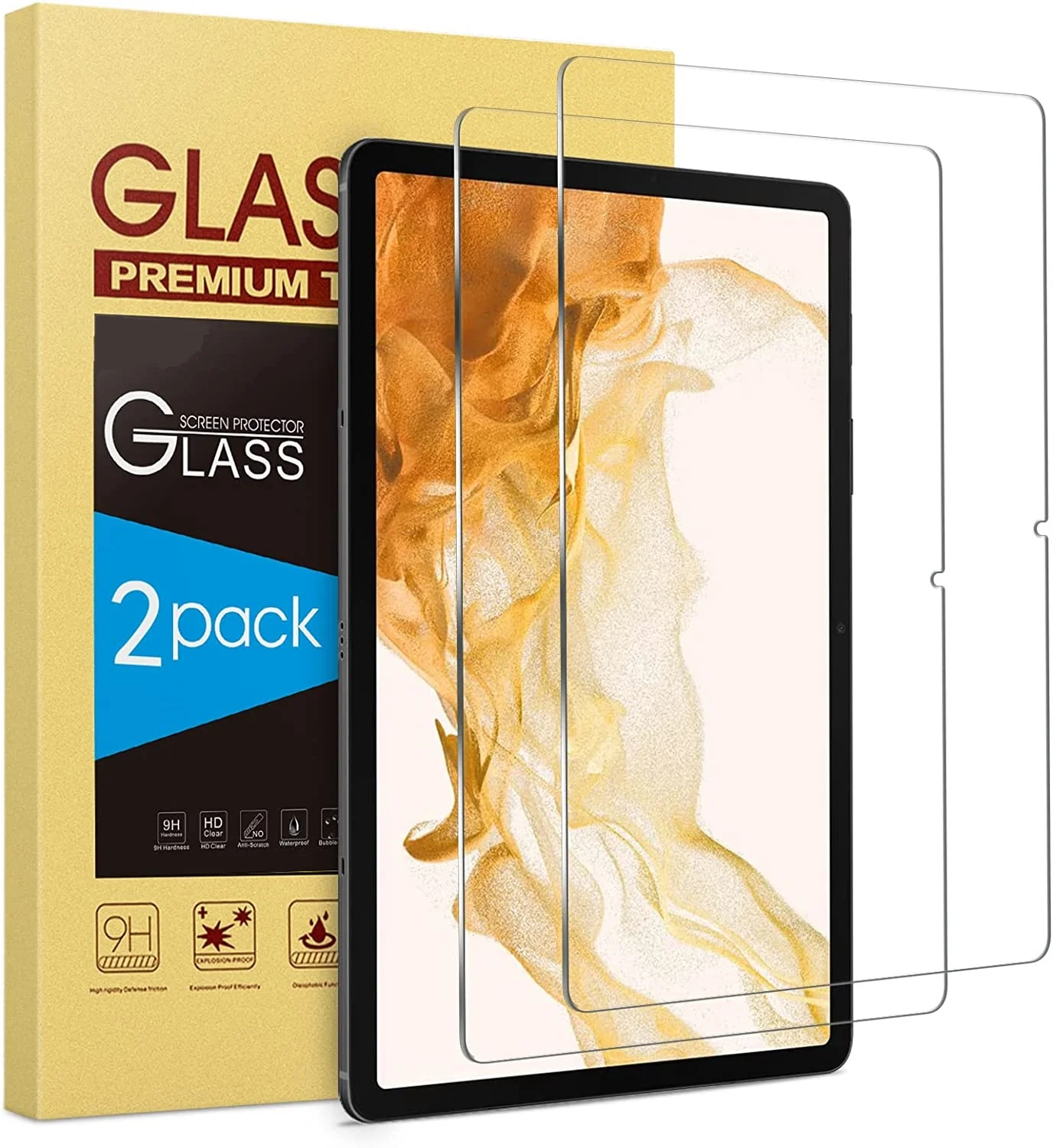 Screen Protector - 2 Stuks - Geschikt voor Galaxy Tab S7 Plus - Afbeelding 9