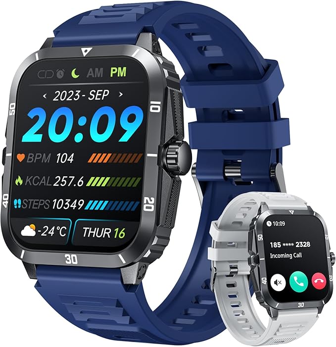Smartwatch - Bluetooth Bellen - 100+ Sportmodi - Waterdicht - Afbeelding 2